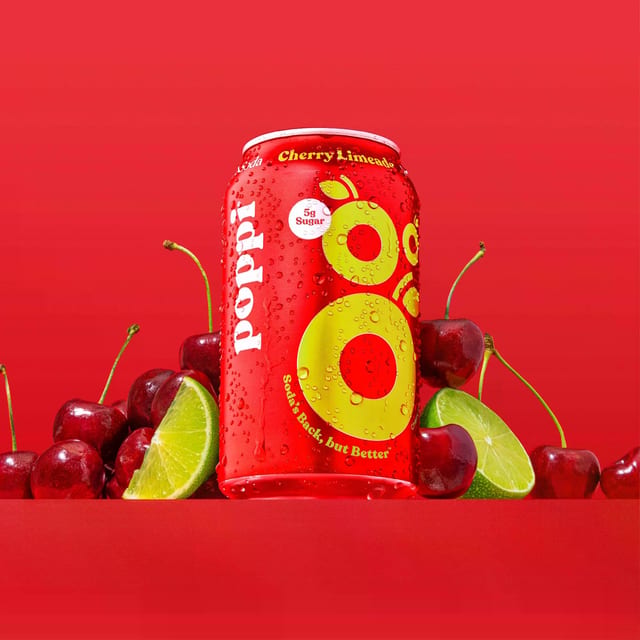 Poppi Cherry Limeade.