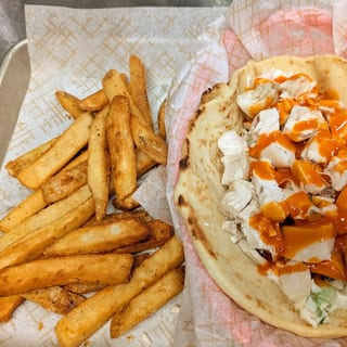Naan-wich + one side